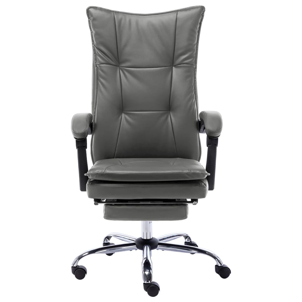 Chaise de bureau Anthracite Similicuir Chaises de bureau vidaXL   