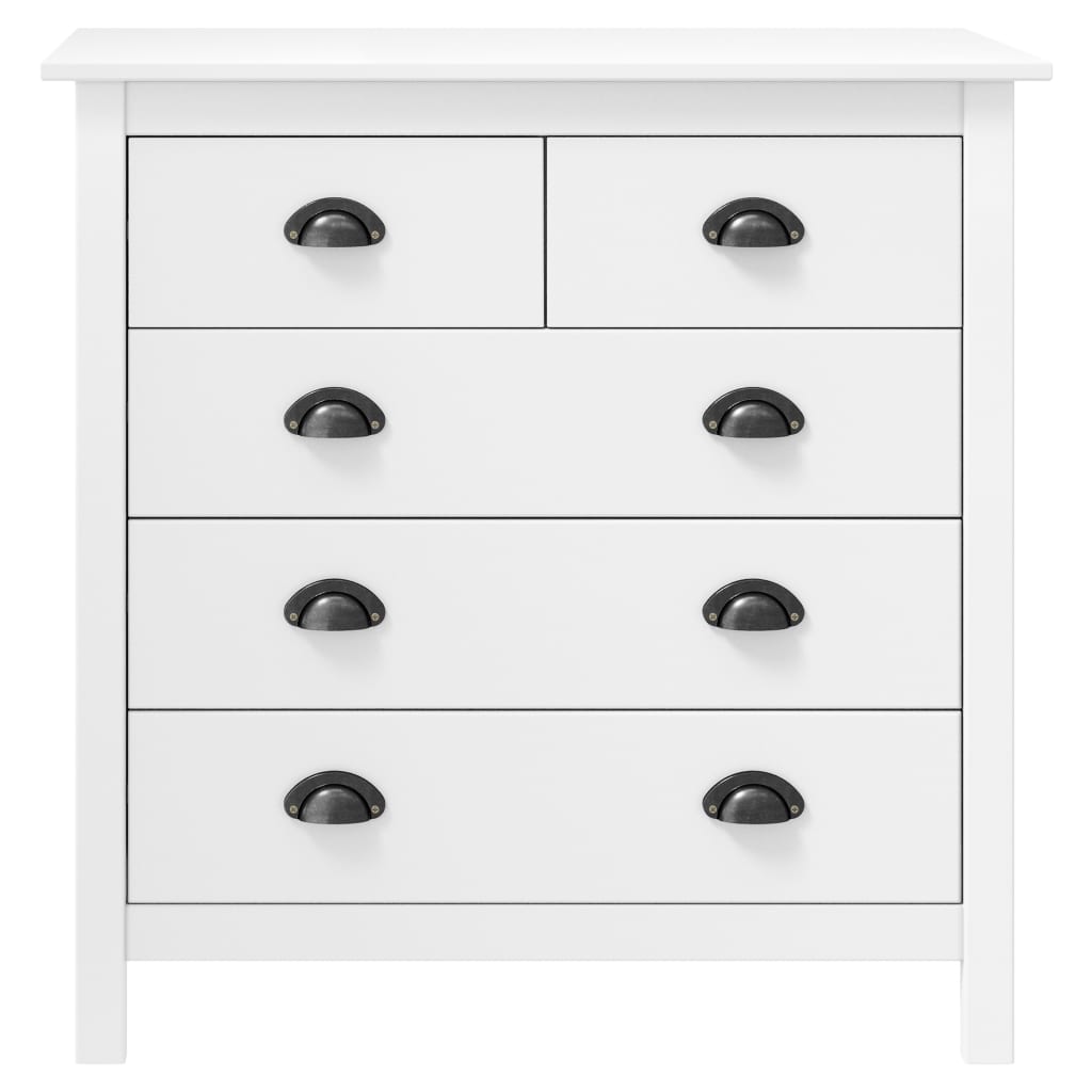 Buffet Hill Blanc 79x40x80 cm Bois de pin solide Buffets & bahuts vidaXL   