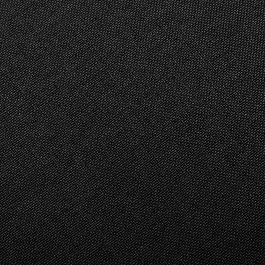 Chaise à bascule Noir Tissu Fauteuils à bascule vidaXL   