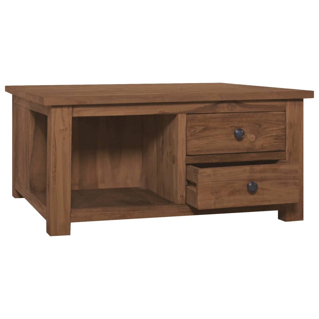 Table basse 68x68x33 cm Bois de teck solide Tables basses vidaXL   