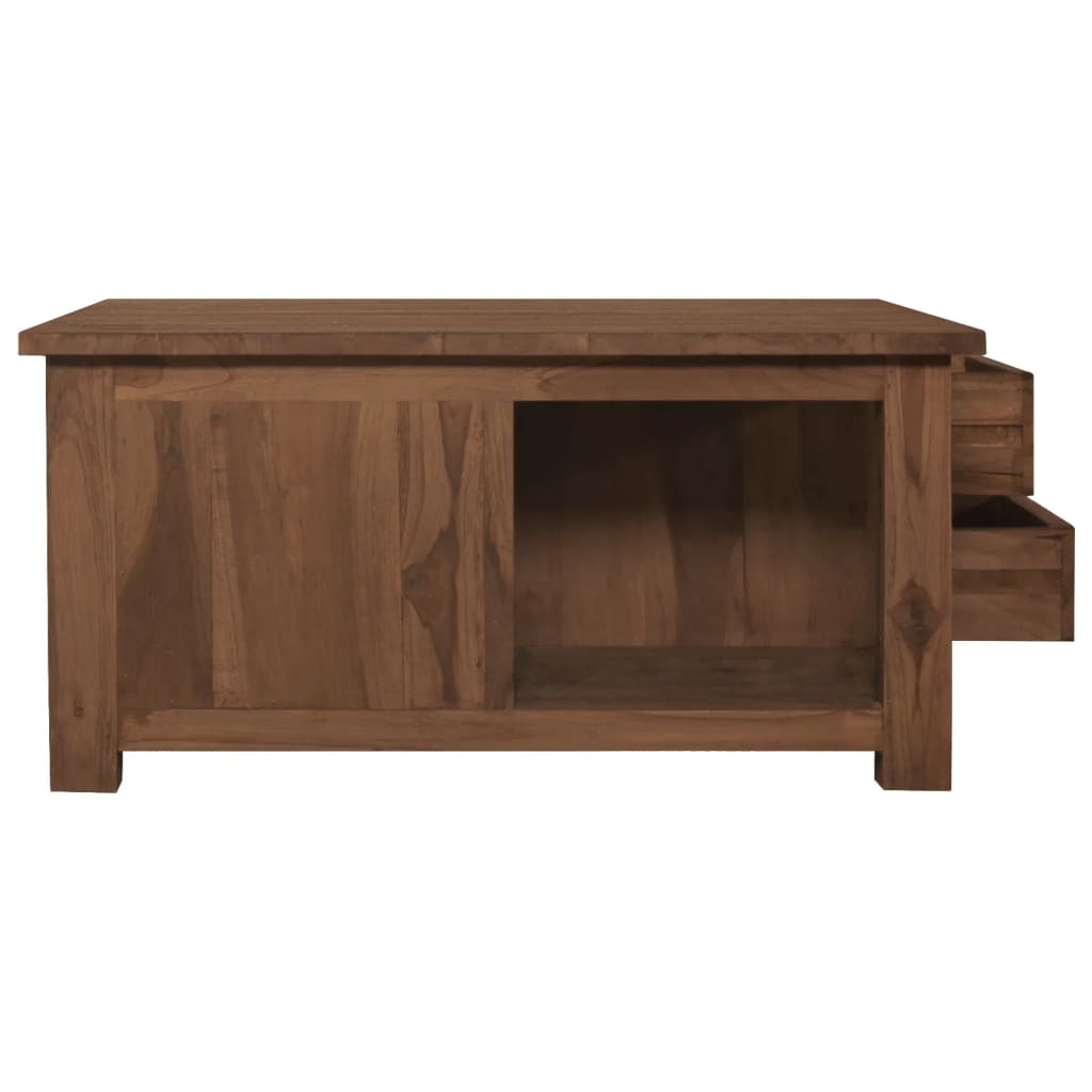 Table basse 68x68x33 cm Bois de teck solide Tables basses vidaXL   