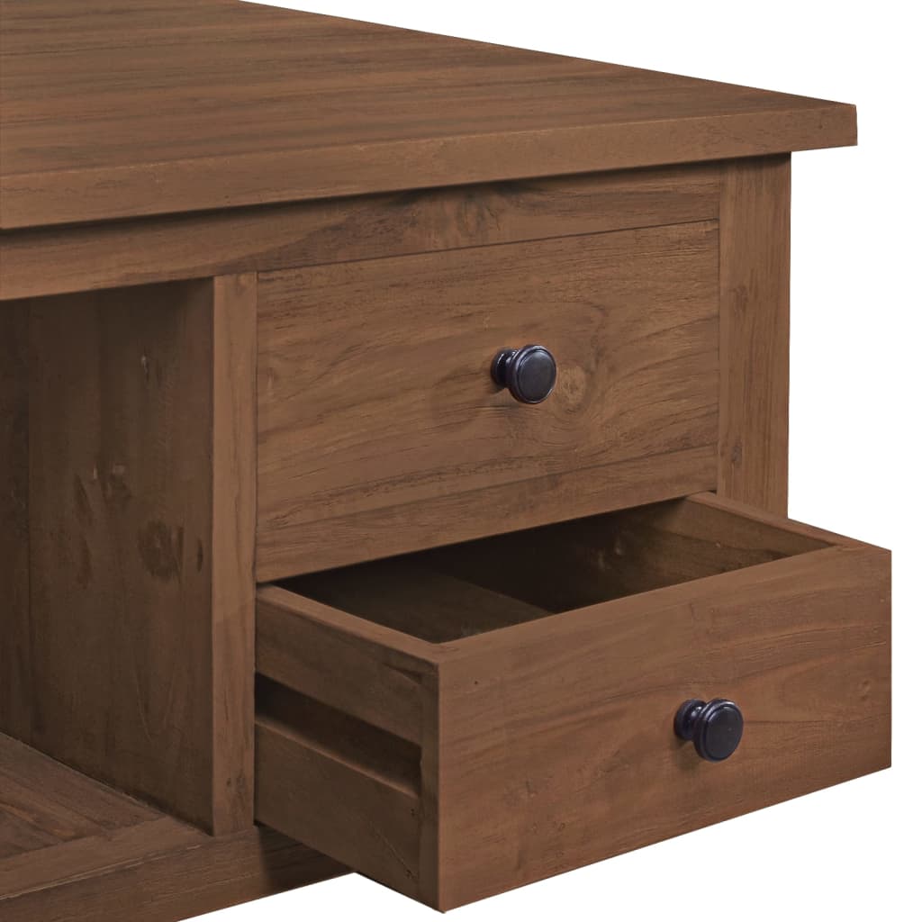 Table basse 68x68x33 cm Bois de teck solide Tables basses vidaXL   