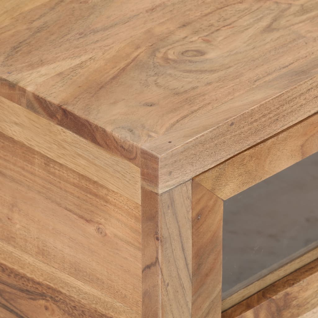Table basse 90x60x40 cm Bois d'acacia massif Tables basses vidaXL   