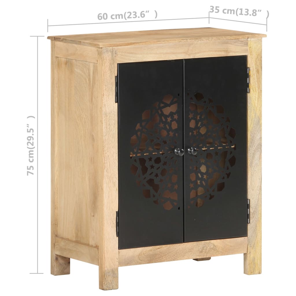 Buffet 60x35x75 cm Bois de manguier massif Buffets & bahuts vidaXL   