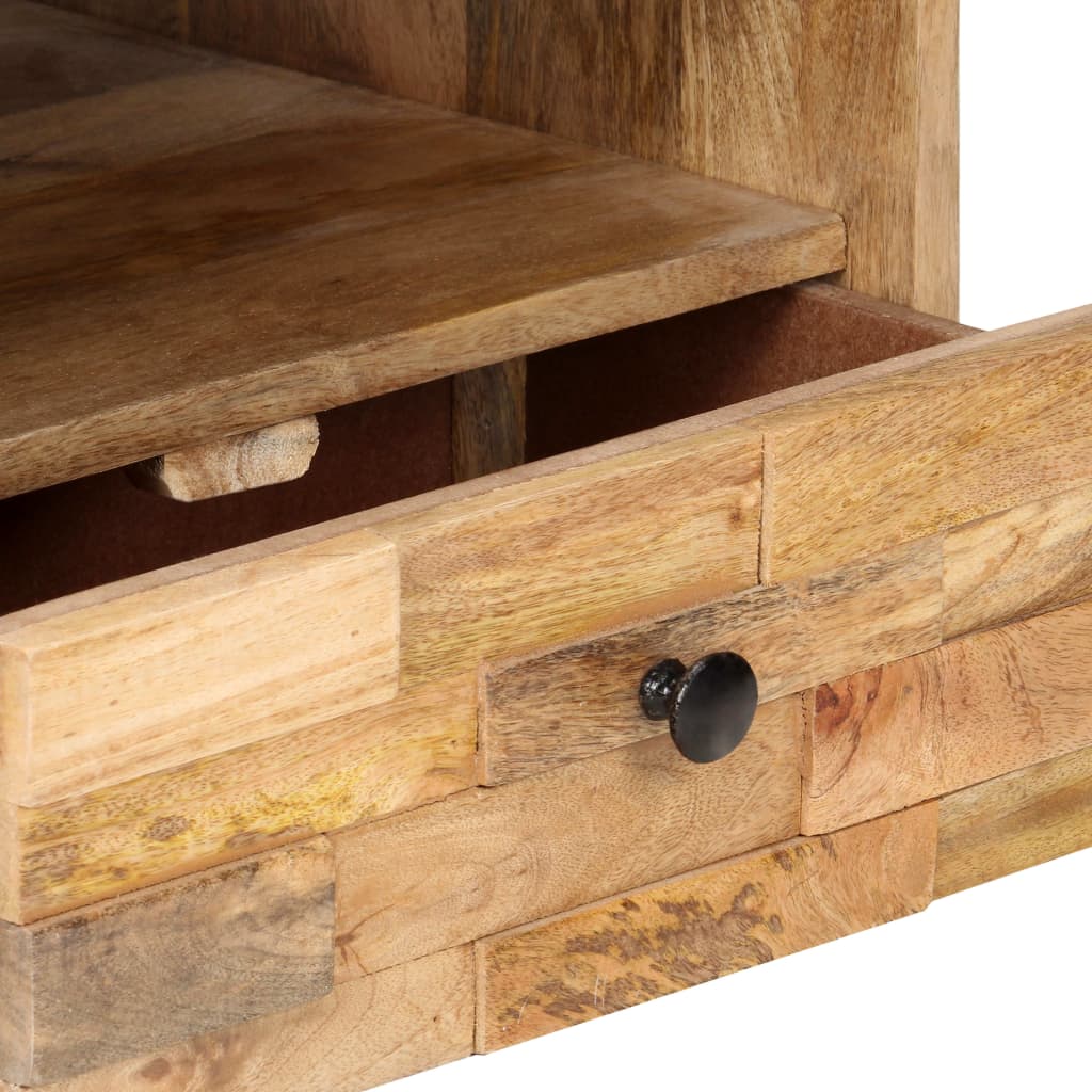 Table basse 90x50x35 cm Bois solide de manguier Tables basses vidaXL   