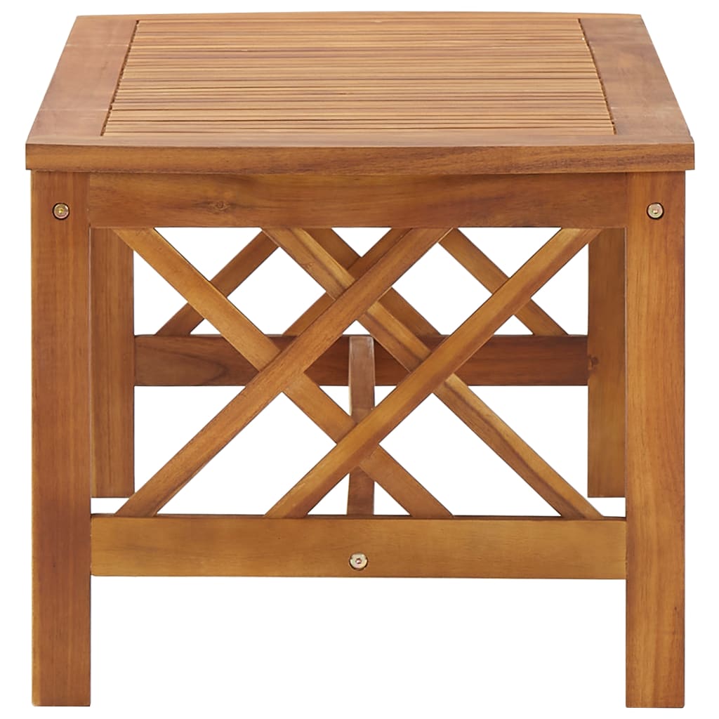 Table basse 102x50x43 cm Bois d'acacia solide Tables basses vidaXL   