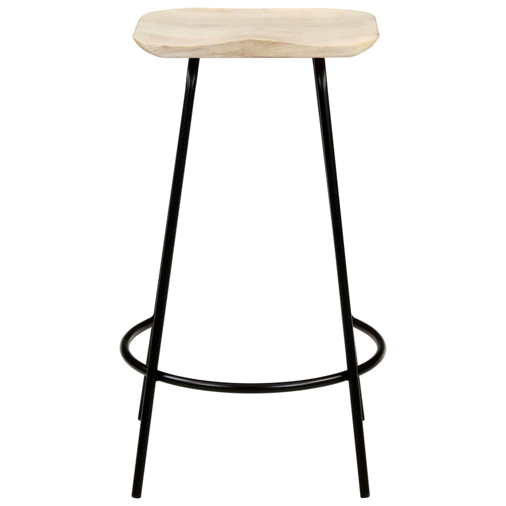 Tabourets de bar lot de 4 bois de manguier massif Tabourets de bar vidaXL   