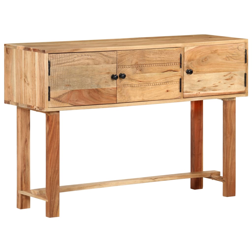 Buffet 115x35x75 cm Bois d'acacia massif Buffets & bahuts vidaXL   