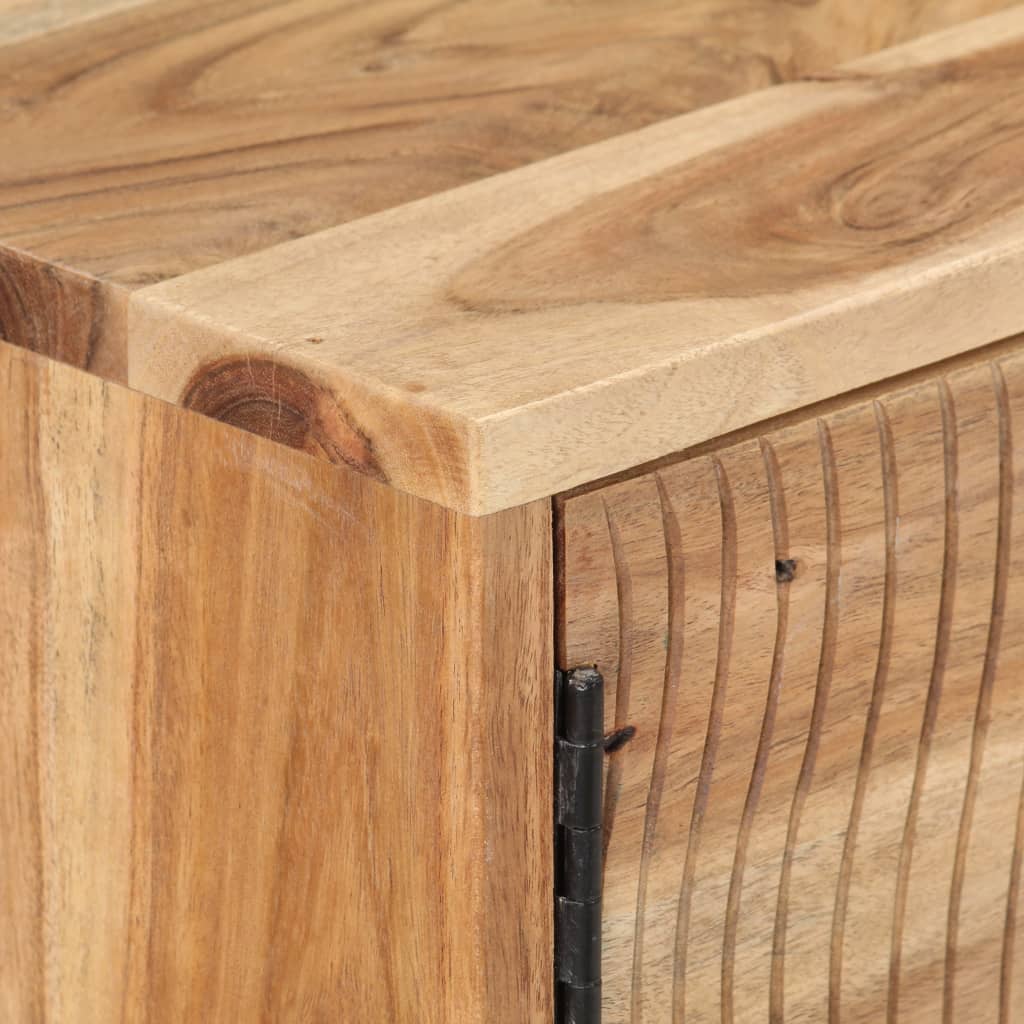 Buffet 115x35x75 cm Bois d'acacia massif Buffets & bahuts vidaXL   