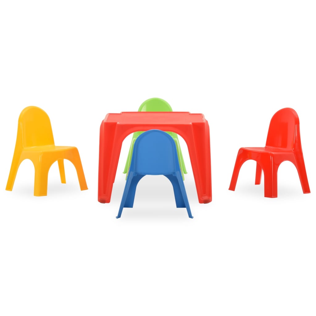 Ensemble de table et chaises pour enfants PP Meubles pour bébés & tout-petits vidaXL   