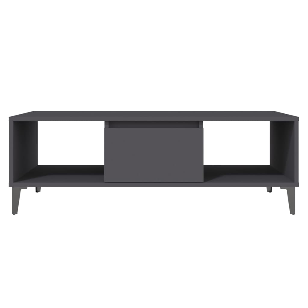Table basse Gris 103,5x60x35 cm Aggloméré Tables basses vidaXL   
