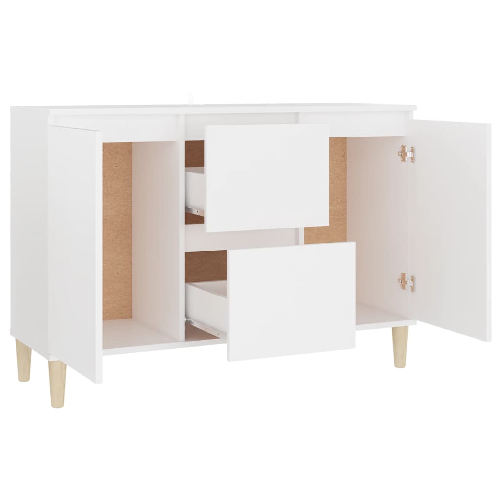 Buffet Blanc 103,5x35x70 cm Aggloméré Buffets & bahuts vidaXL   