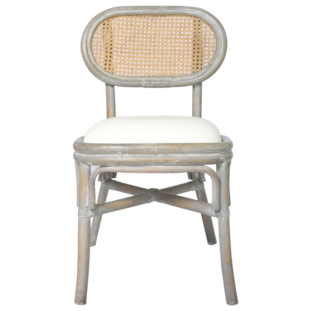 Chaises à manger lot de 6 gris Lin Chaises de cuisine vidaXL   