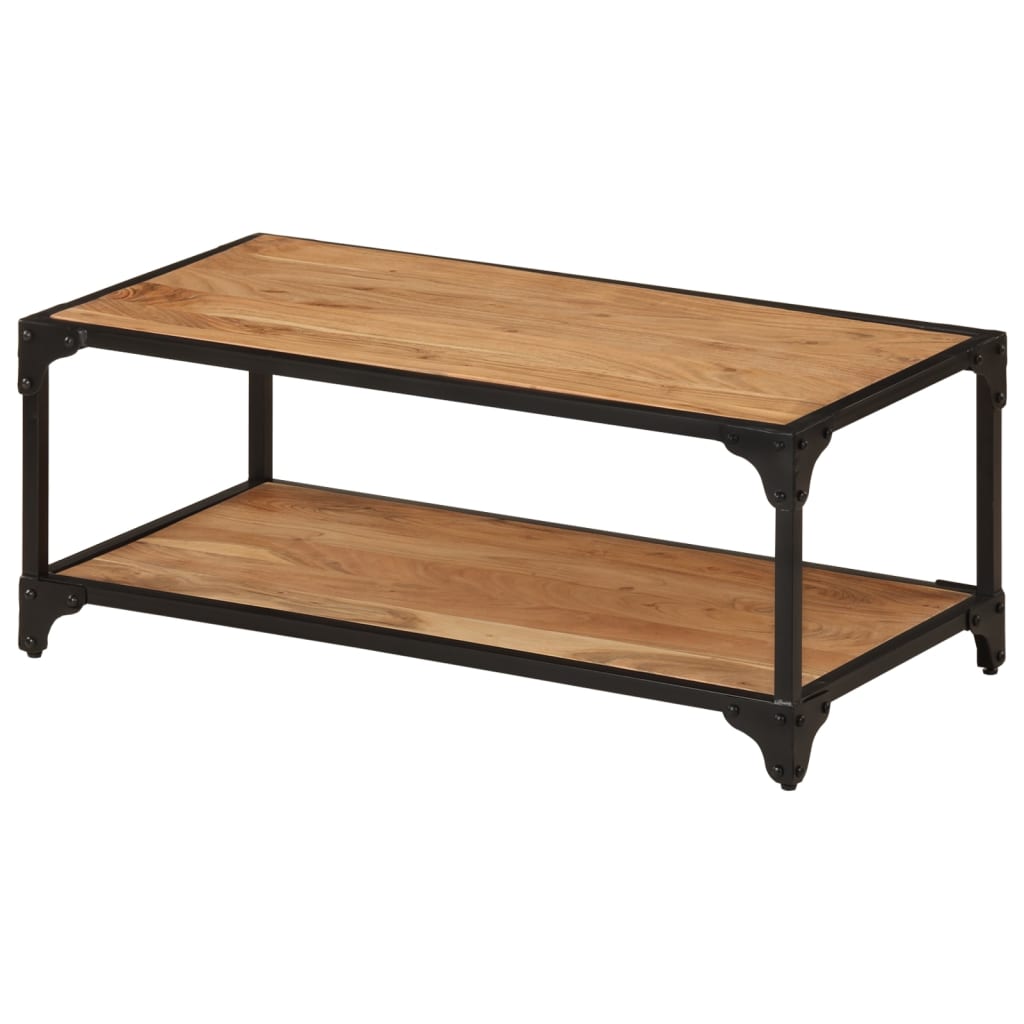 Table basse 90x45x35 cm Bois d'acacia solide Tables basses vidaXL   