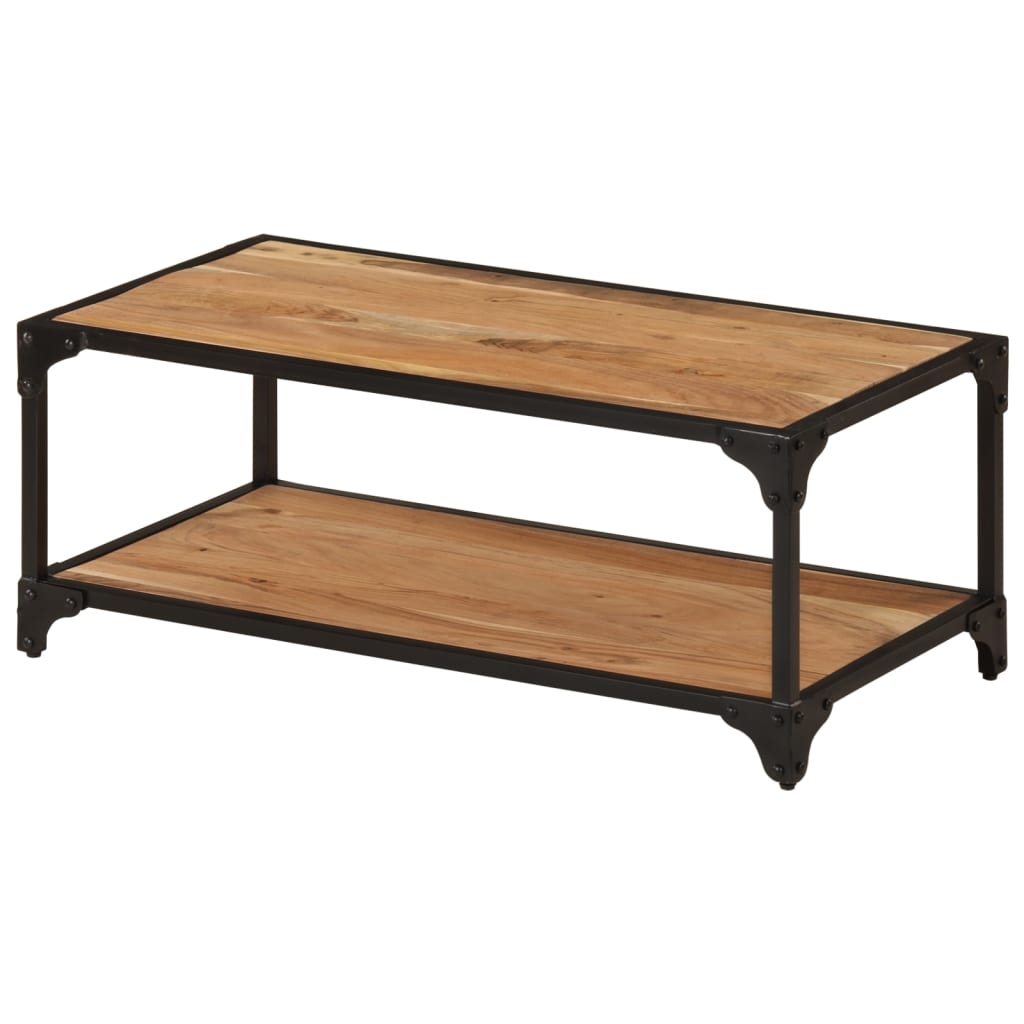Table basse 90x45x35 cm Bois d'acacia solide Tables basses vidaXL   