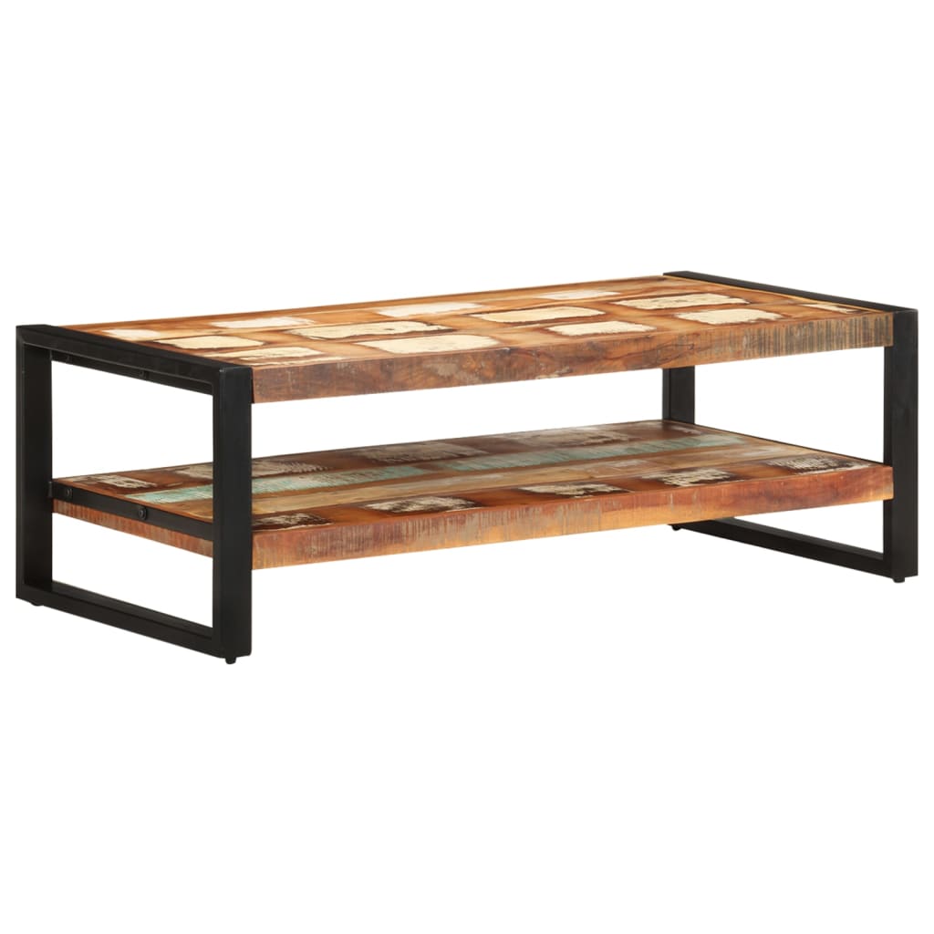 Table basse 120x60x40 cm Bois de récupération solide Tables basses vidaXL   