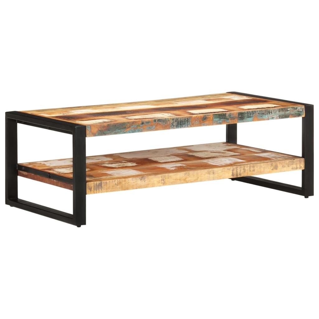 Table basse 120x60x40 cm Bois de récupération solide Tables basses vidaXL   
