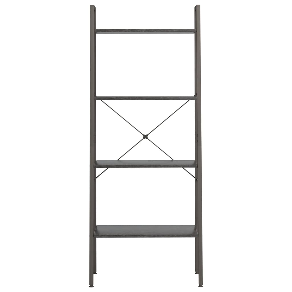 Étagère sur pied 4 niveaux Noir 56x35x140 cm Bibliothèques vidaXL   