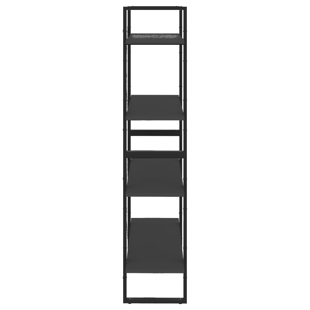 Bibliothèque à 4 niveaux Gris 80x30x140 cm Aggloméré Bibliothèques vidaXL   