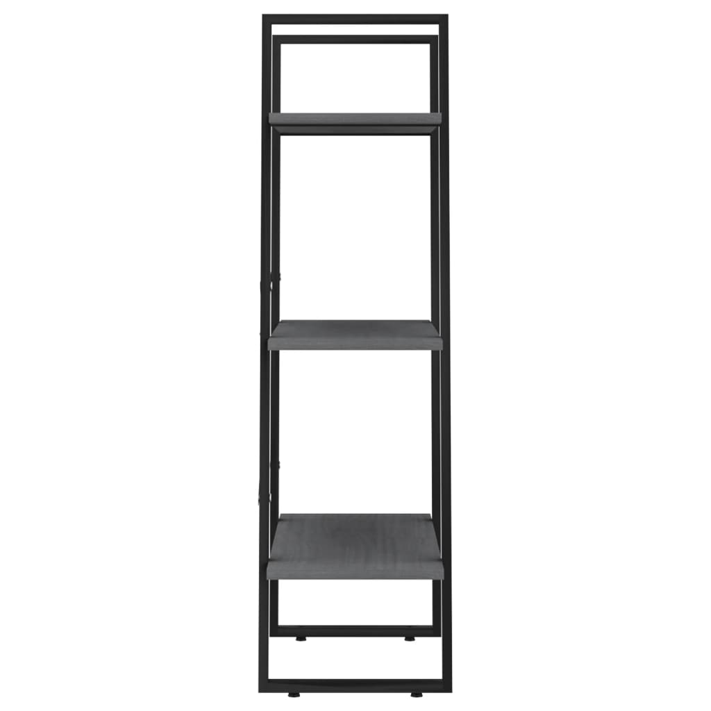 Étagère de rangement Gris 60x30x105 cm Bois de pin massif Bibliothèques vidaXL   