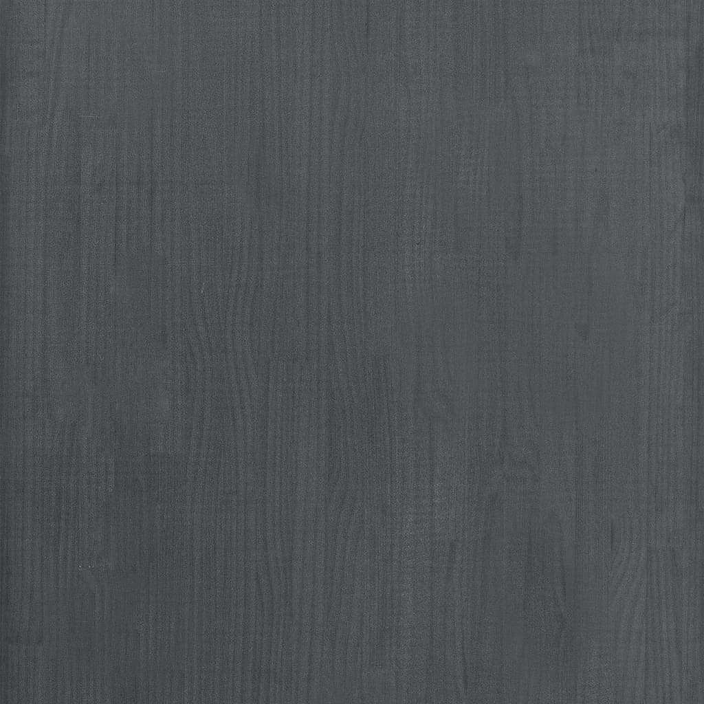 Étagère de rangement Gris 60x30x105 cm Bois de pin massif Bibliothèques vidaXL   