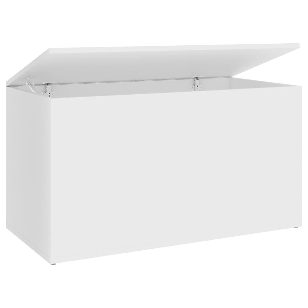 Coffre de rangement Blanc 84x42x46 cm Bois d'ingénierie Coffres de rangement vidaXL