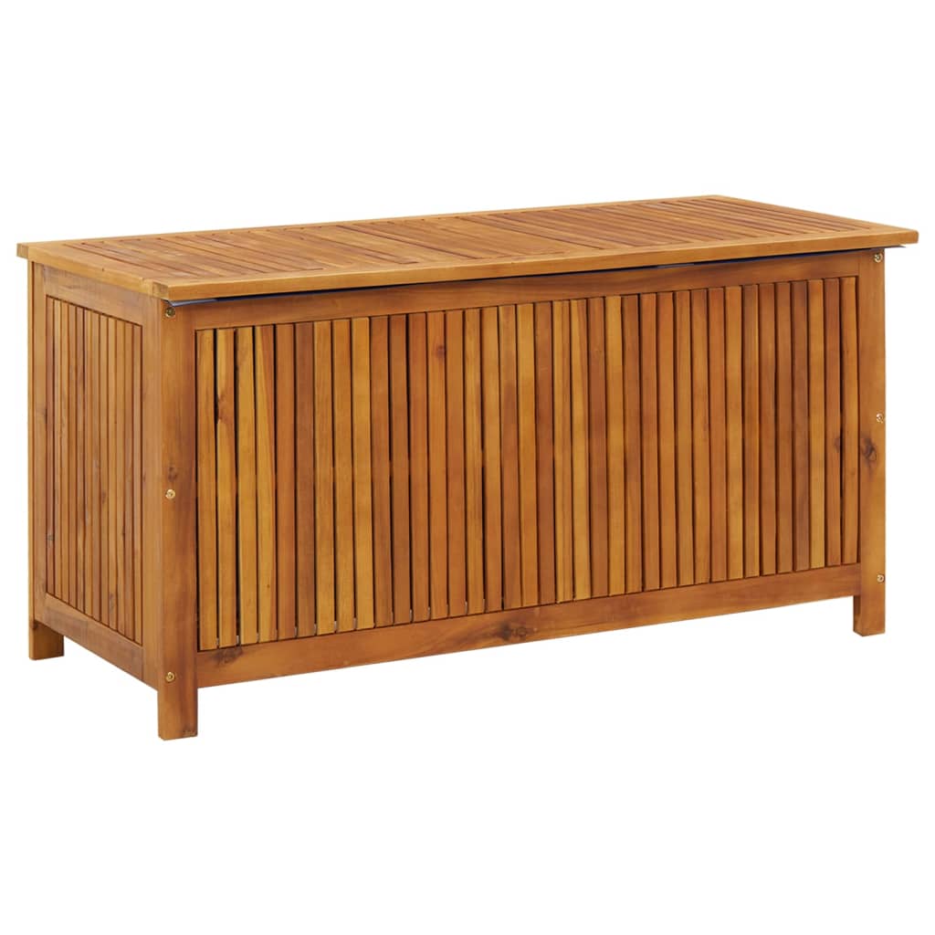 Boîte de rangement de jardin 113x50x58 cm Bois d'acacia solide Coffres de jardin vidaXL   