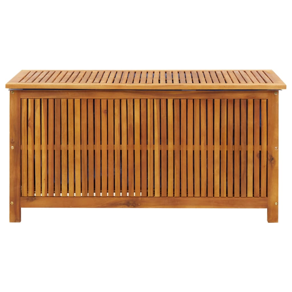Boîte de rangement de jardin 113x50x58 cm Bois d'acacia solide Coffres de jardin vidaXL   