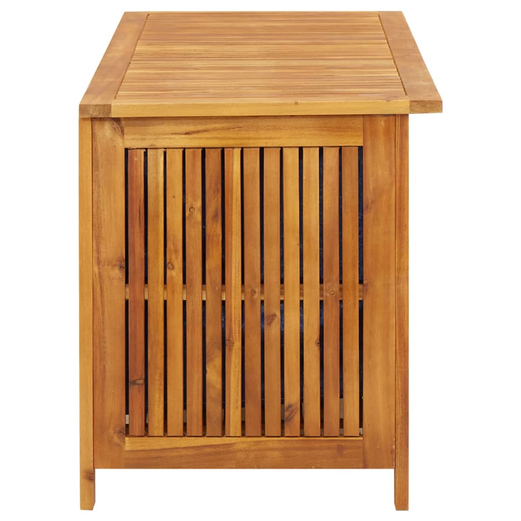 Boîte de rangement de jardin 113x50x58 cm Bois d'acacia solide Coffres de jardin vidaXL   