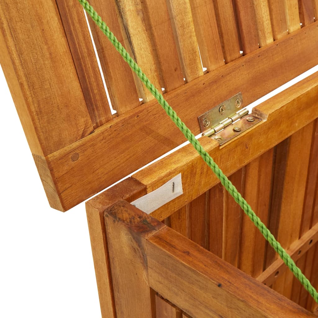 Boîte de rangement de jardin 113x50x58 cm Bois d'acacia solide Coffres de jardin vidaXL   
