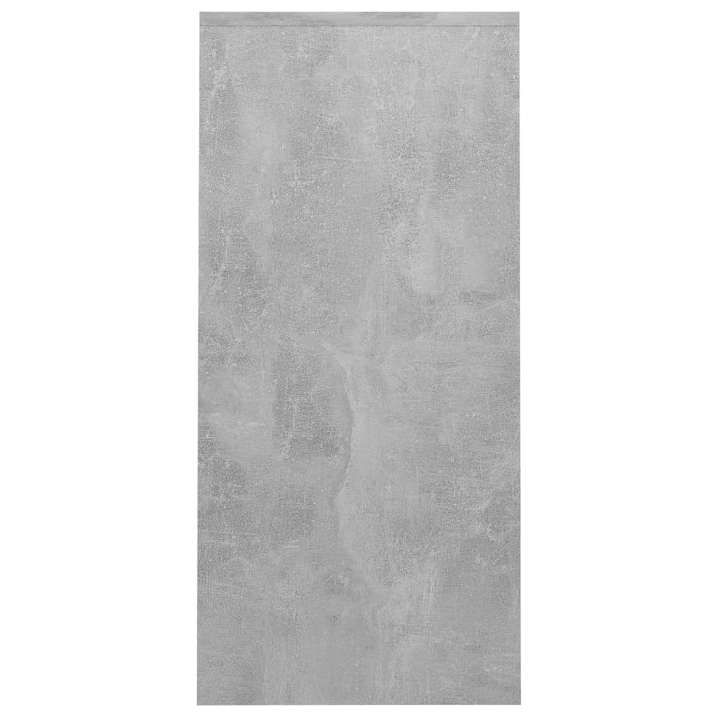 Bureau d'ordinateur portable Gris béton 102,5x35x75cm Aggloméré Bureaux vidaXL   