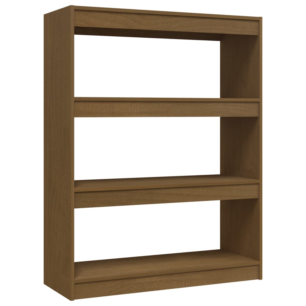 Bibliothèque/Séparateur de pièce Marron miel 100x30x103 cm Pin Bibliothèques vidaXL   