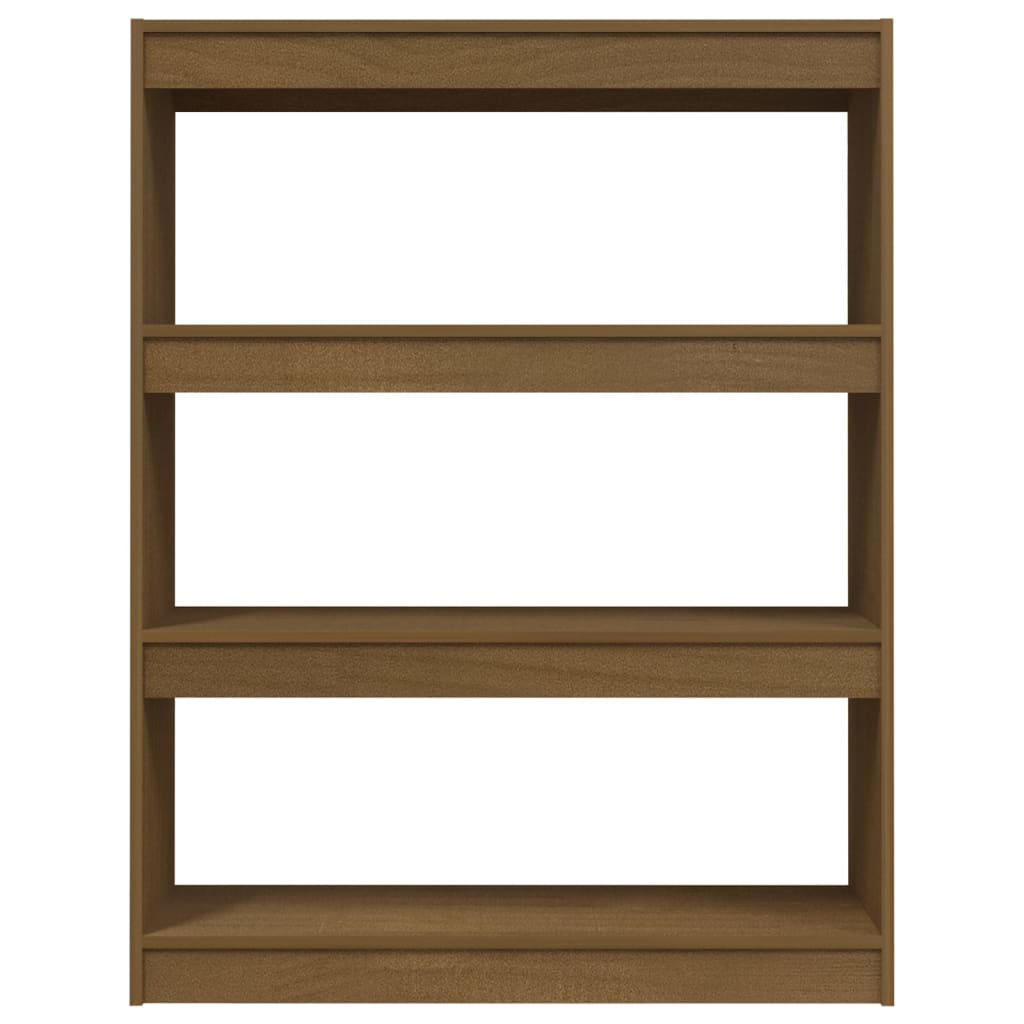 Bibliothèque/Séparateur de pièce Marron miel 100x30x103 cm Pin Bibliothèques vidaXL   