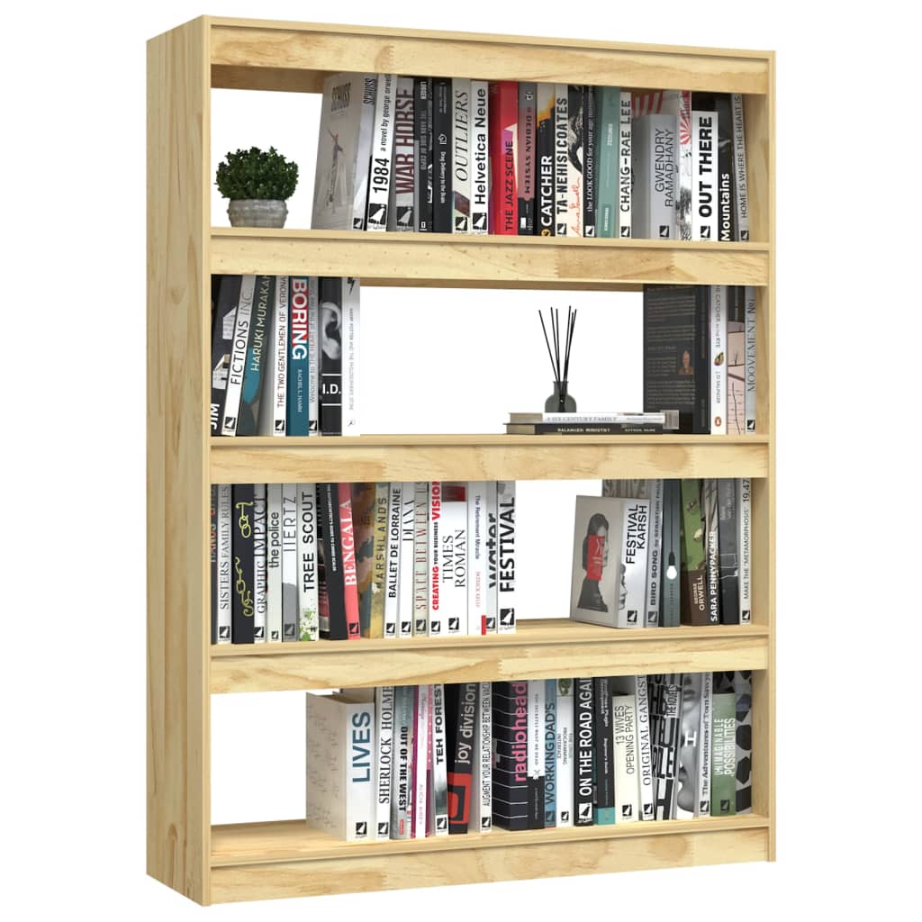 Bibliothèque/Séparateur de pièce 100x30x135,5 cm pin massif Bibliothèques vidaXL   