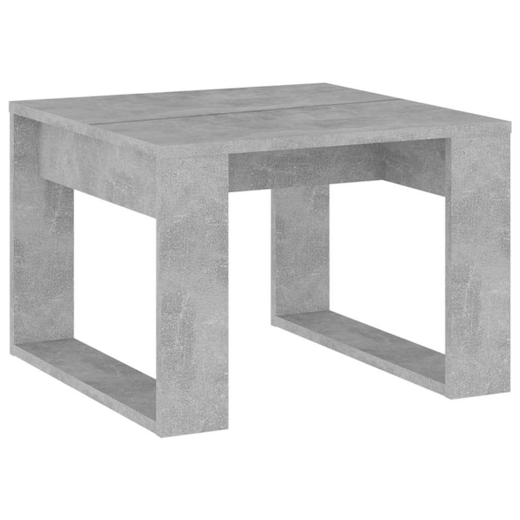Table d'appoint Gris béton 50x50x35 cm Aggloméré Tables d'appoint vidaXL   