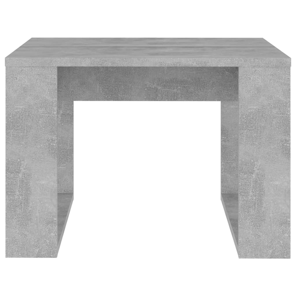 Table d'appoint Gris béton 50x50x35 cm Aggloméré Tables basses vidaXL