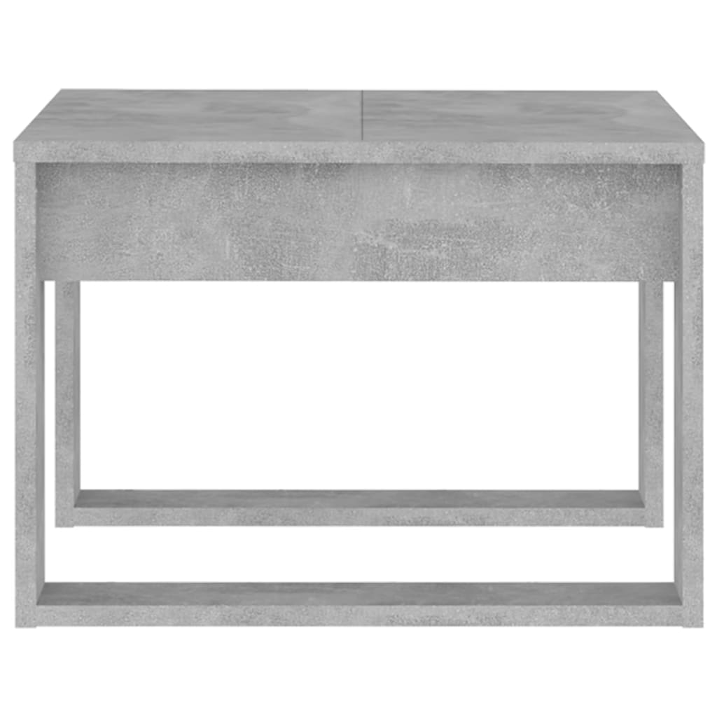 Table d'appoint Gris béton 50x50x35 cm Aggloméré Tables basses vidaXL