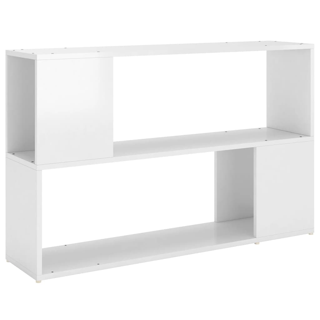 Bibliothèque Blanc brillant 100x24x63 cm Aggloméré Bibliothèques vidaXL   
