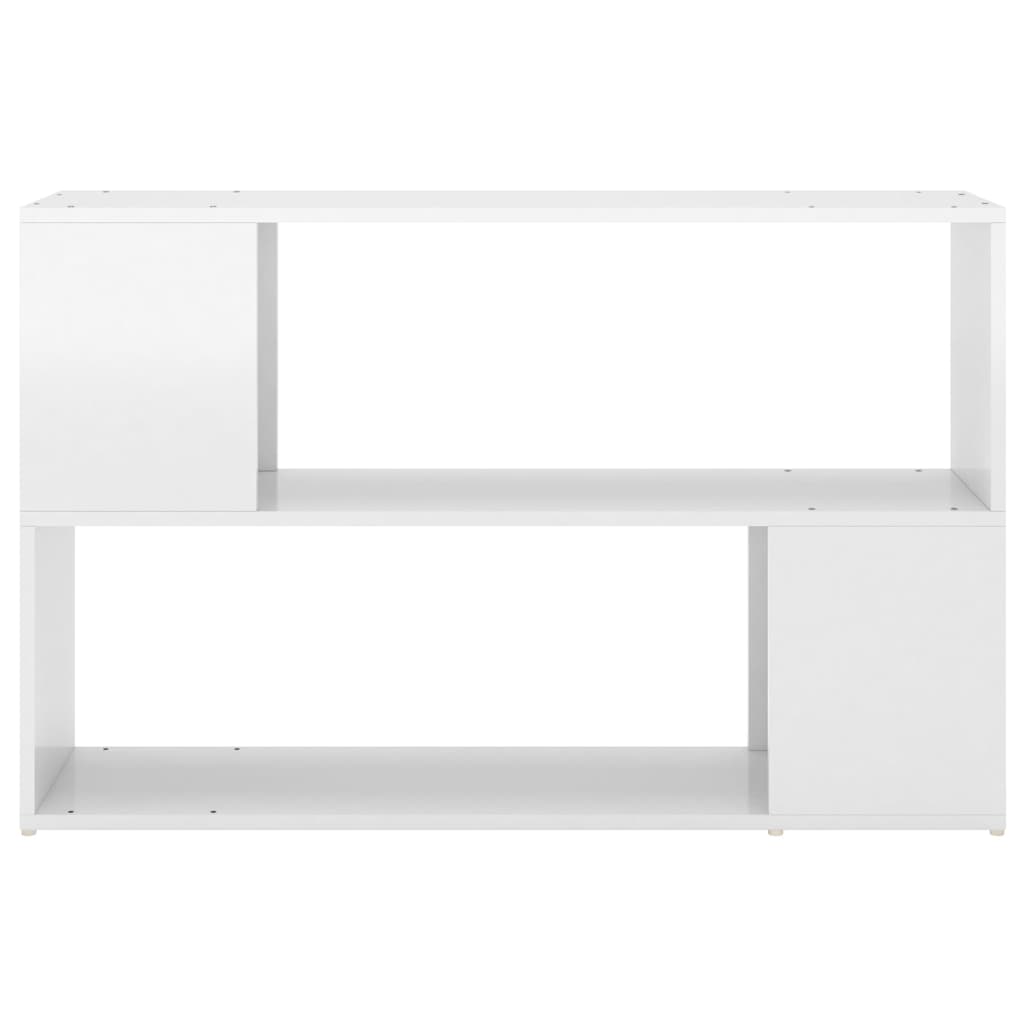 Bibliothèque Blanc brillant 100x24x63 cm Aggloméré Bibliothèques vidaXL   