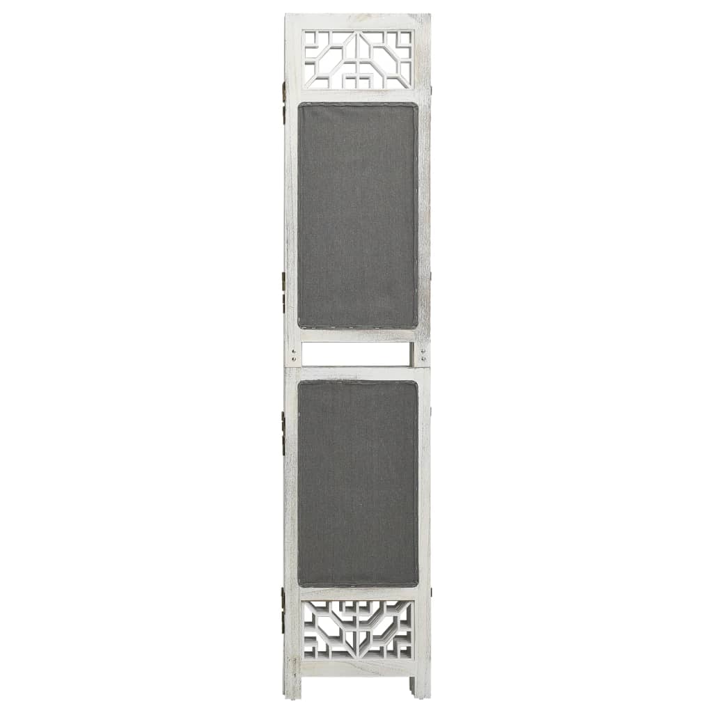 Cloison de séparation 6 panneaux Gris 210x165 cm Tissu Séparateurs de pièces vidaXL   