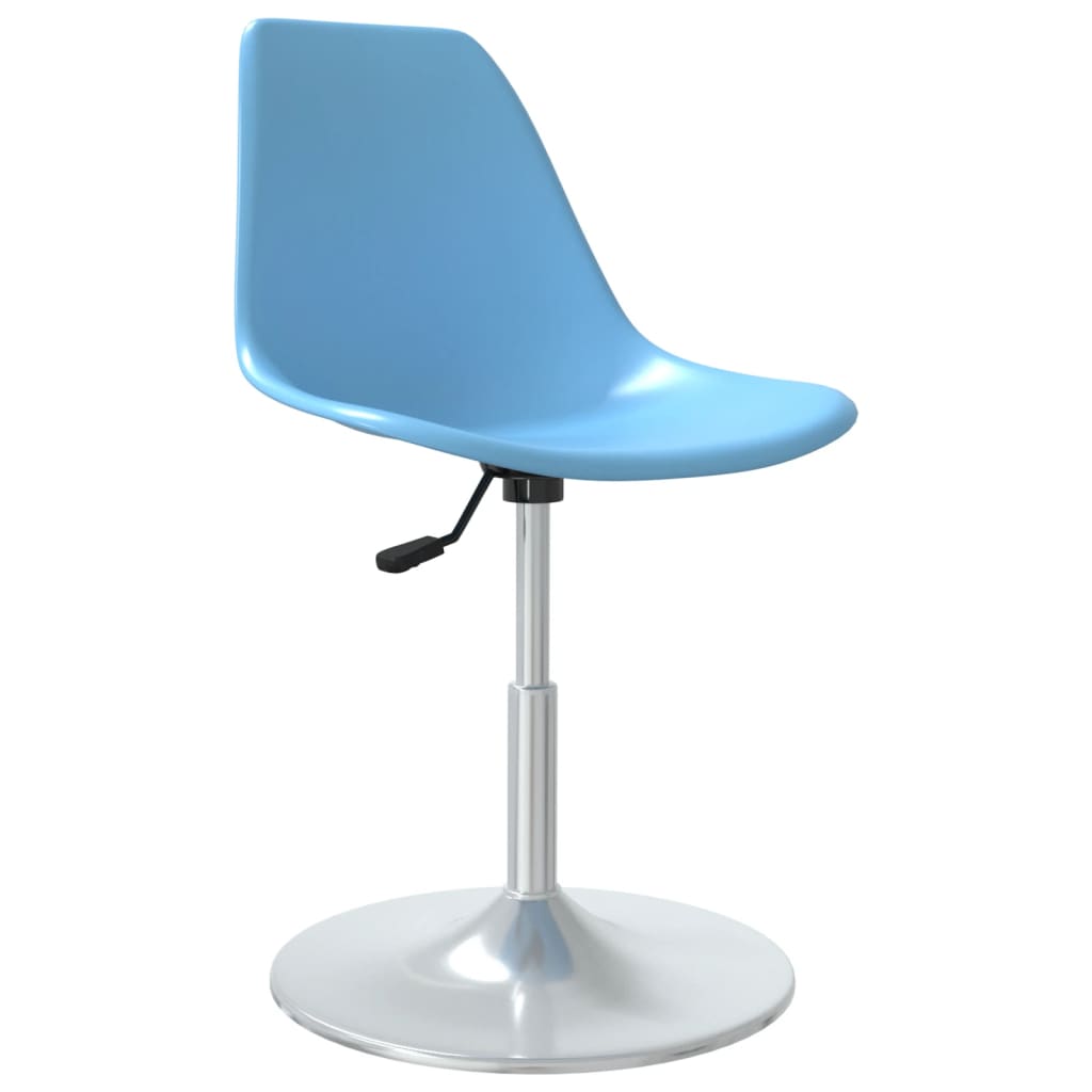 Chaises à manger pivotantes lot de 4 bleu PP Chaises de cuisine vidaXL   