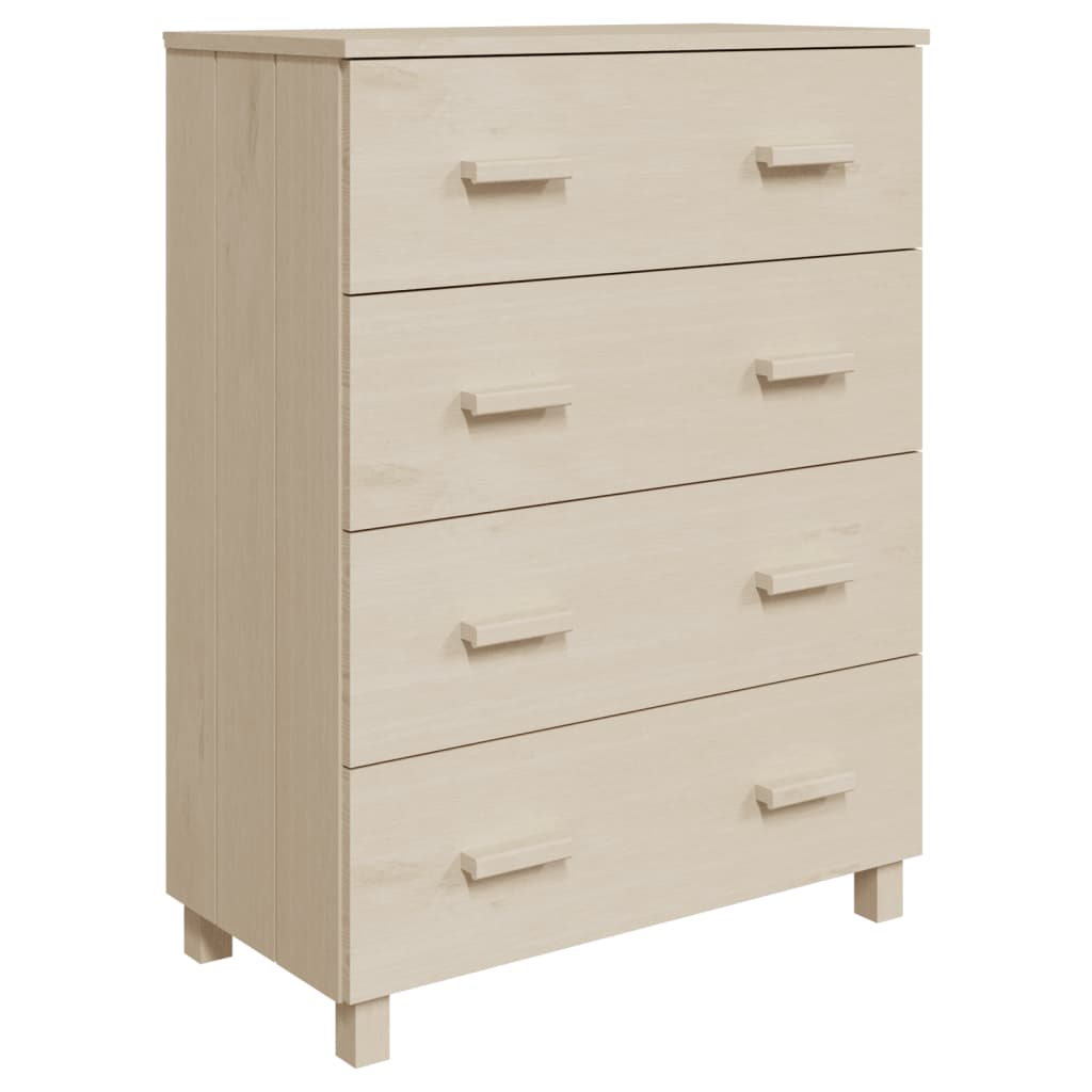 Buffet HAMAR Marron miel 79x40x103,5 cm Bois massif de pin Buffets & bahuts vidaXL   