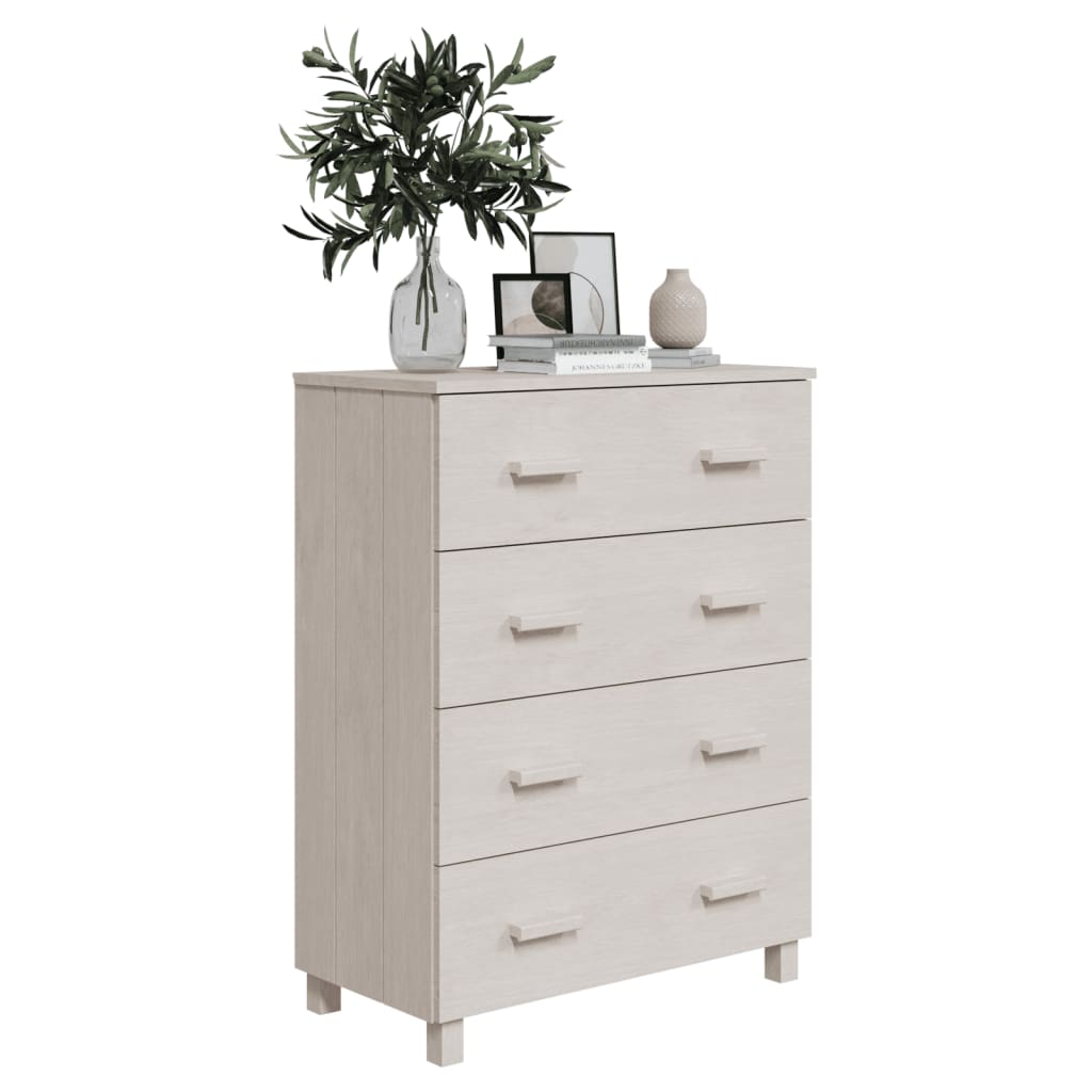 Buffet HAMAR Blanc 79x40x103,5 cm Bois massif de pin Buffets & bahuts vidaXL   
