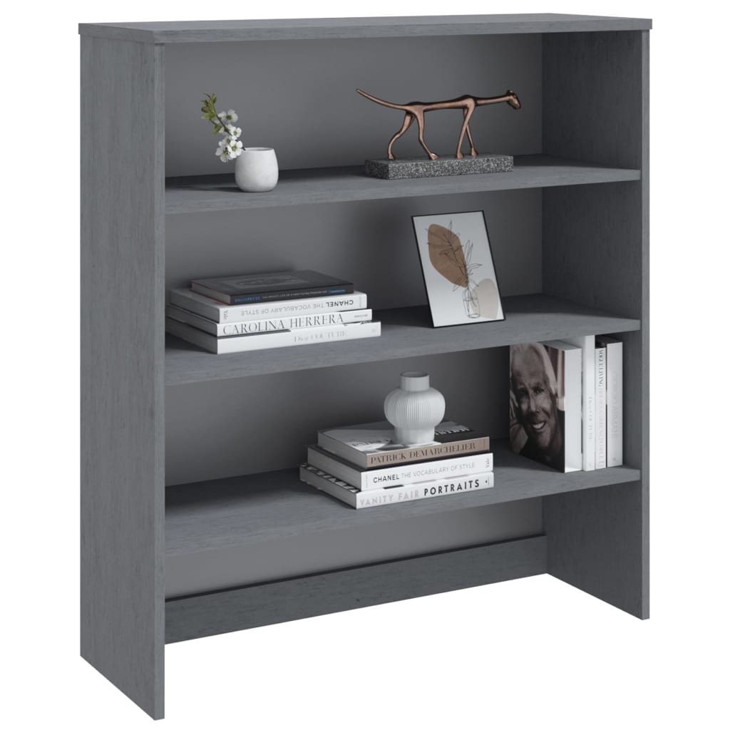 Dessus de buffet HAMAR Gris foncé 90x30x100 cm Bois de pin Buffets & bahuts vidaXL   