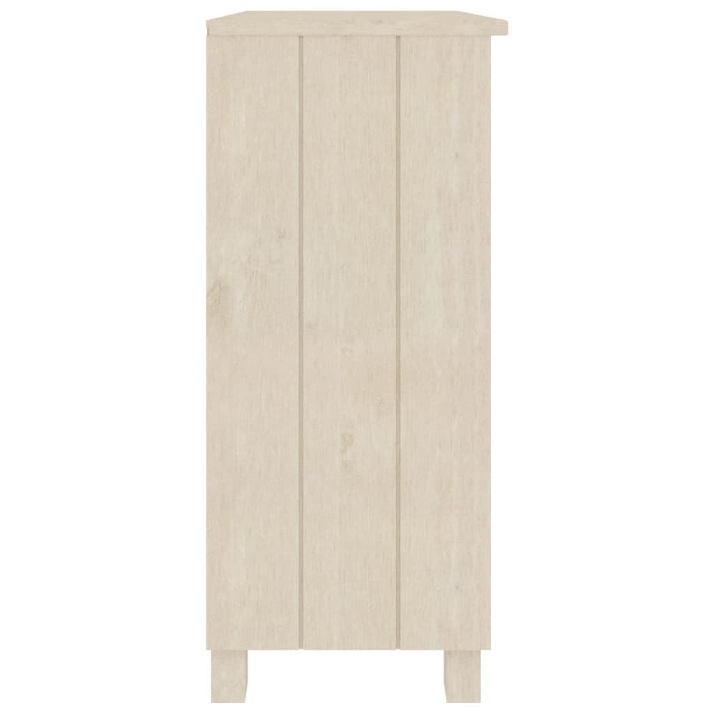 Buffet HAMAR Marron miel 85x35x80 cm Bois massif de pin Buffets & bahuts vidaXL   