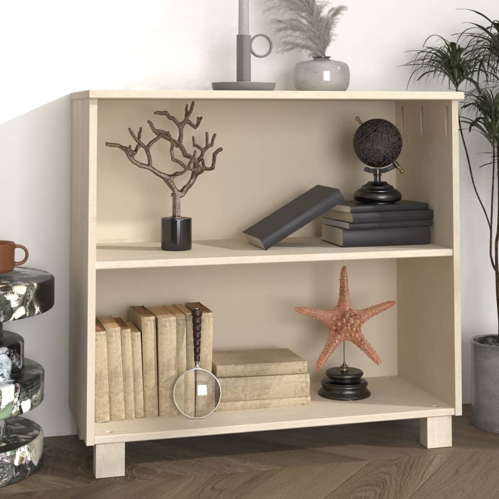Buffet HAMAR Marron miel 85x35x80 cm Bois massif de pin Buffets & bahuts vidaXL   