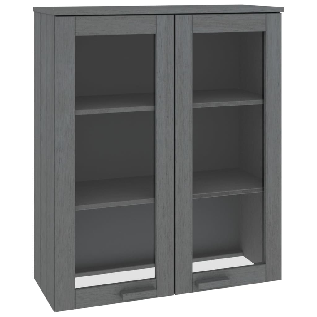 Dessus de buffet HAMAR Gris foncé 85x35x100 cm Bois de pin Buffets & bahuts vidaXL   
