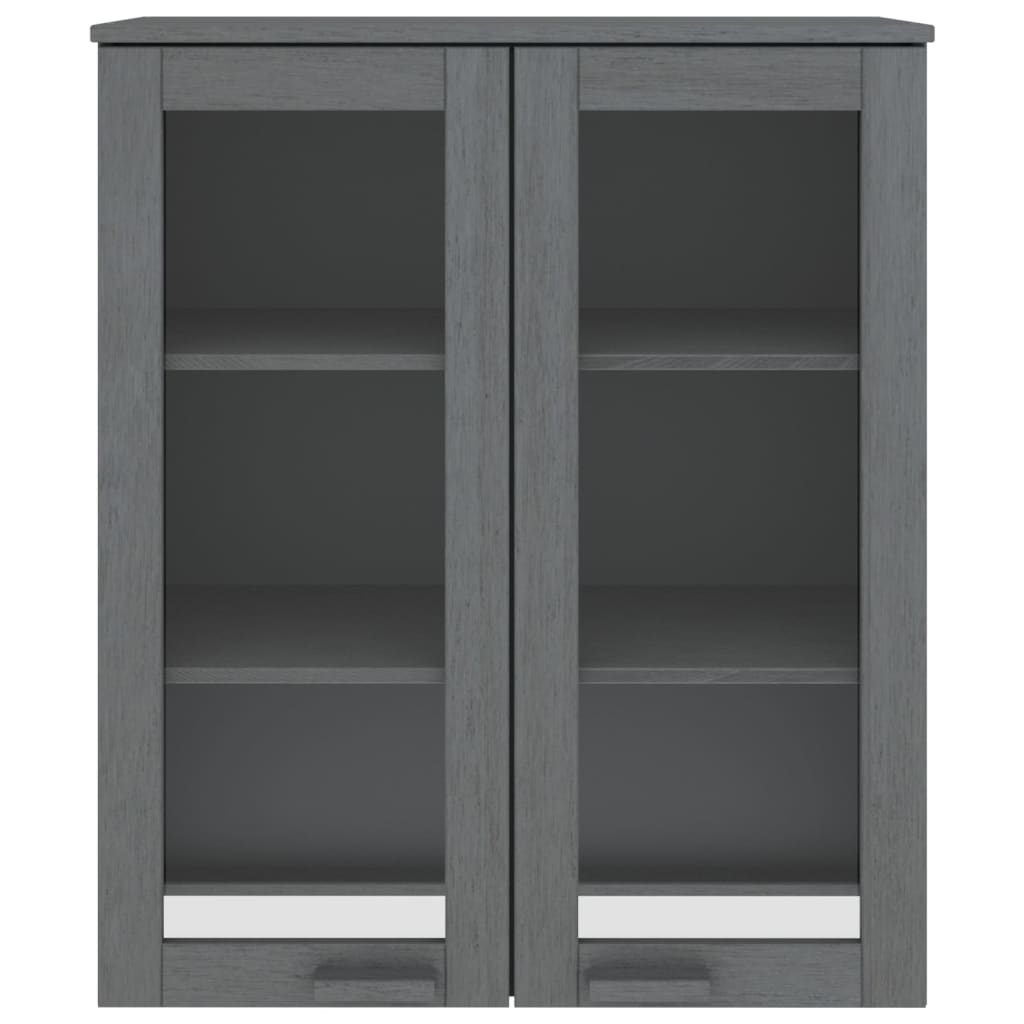 Dessus de buffet HAMAR Gris foncé 85x35x100 cm Bois de pin Buffets & bahuts vidaXL   