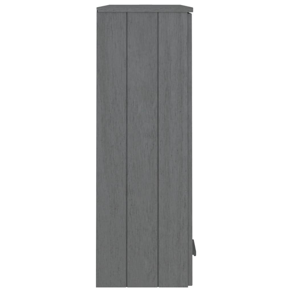 Dessus de buffet HAMAR Gris foncé 85x35x100 cm Bois de pin Buffets & bahuts vidaXL   