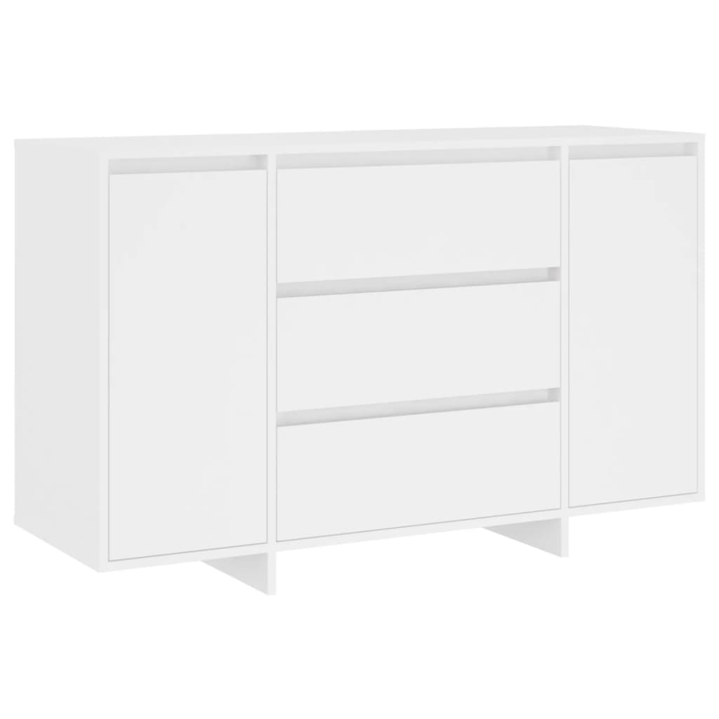 Buffet avec 3 tiroirs Blanc 120x41x75 cm Aggloméré Buffets & bahuts vidaXL   
